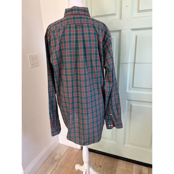 Lands’ End Plaid Button-Up Shirt - Picture 2 of 5